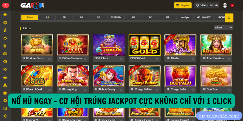 Nổ Hũ Ngay – Cơ Hội Trúng Jackpot Cực Khủng Chỉ Với 1 Click Đá Gà – Trải Nghiệm Đỉnh Cao Tại Trường Gà Thomo Cùng GA888