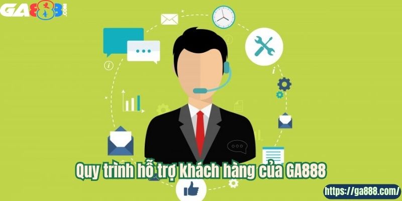 Quy trình hỗ trợ khách hàng của GA888