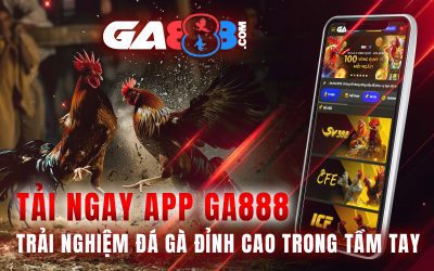 Tải Ngay App GA888 – Trải Nghiệm Đá Gà Đỉnh Cao Trong Tầm Tay